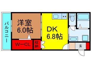 セラフィーメゾン郡元町の物件間取画像